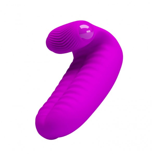PRETTY LOVE - Abbott Double Finger Vibrator (Purple) PRETTY LOVE - Abbott Double Finger Vibrator (Purple)